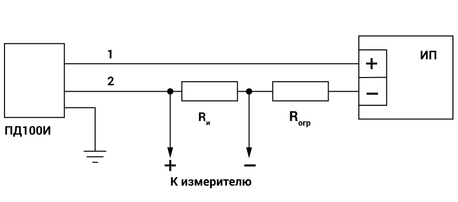 Схема подклбючения ОВЕН ПД100И-167 EXI Схема подклбючения ОВЕН ПД100И-167 EXI